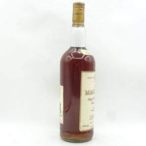 THE MACALLAN ザ マッカラン 12年 シングル ハイランド モルト スコッチ ウイスキー 旧ボトル 箱入 未開栓 古酒 1000ml 43% Z018508の画像5