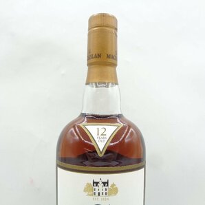 The MACALLAN 12年 ザ マッカラン シングルモルト ハイランド スコッチウイスキー 700ml 40% 箱入 古酒 未開封 X108488の画像7