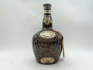 ROYAL SALUTE 21年 ロイヤル サルート 茶 陶器 スコッチ ウイスキー 700ml 40% 未開封 古酒 X266665