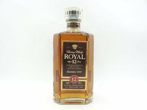 SUNTORY WHISKY ROYAL 12年 サントリー ウイスキー ローヤル スリム 未開封 古酒 660ml 40% B66740