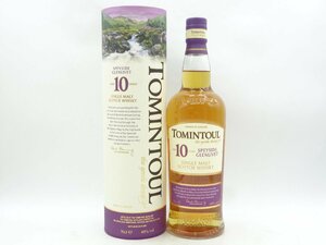 TOMINTOUL GLENLIVET 10年 トミントール グレンリベット シングル モルト スコッチ ウイスキー 700ml 箱入 未開封 古酒 B65914