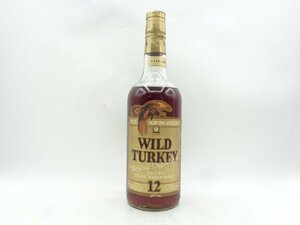 WILD TURKEY 12年 ワイルドターキー ビヨンド デュプリケーション 金キャップ バーボン ウイスキー 750ml 50,5% 未開封 古酒 X267056