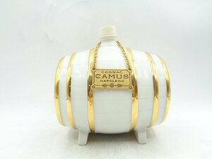 CAMUS NAPOLEONE カミュ ナポレオン 白 樽型ボトル 陶器 ブランデー 700ml 未開封 古酒 P031984