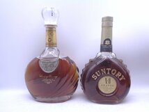 【同梱不可】8本セット SUNTORY サントリー XO ブランデー 国産 古酒 キャップシール亀裂コルクゆがみ有ボトル1本含 X267609_画像2