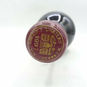 【同梱不可】CHATEAU MARGAUX 1997 シャトー マルゴー プルミエ グラン クリュ 赤ワイン 750ml 未開封 古酒 X268553の画像9