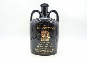 BALLANTINE'S 17年 VERY OLD バランタイン ベリー オールド スコッチ ウイスキー 黒 陶器ボトル 未開封 古酒 Q014994