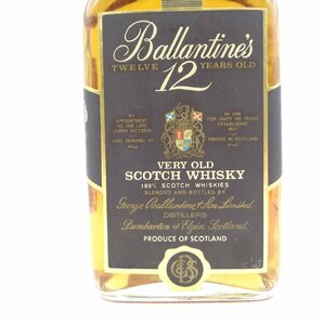 BALLANTINE'S 12年 VERY OLD バランタイン ベリー オールド 赤青旗 スコッチ ウイスキー 特級 760ml 43％未開封 古酒 B67078の画像5