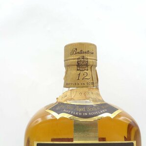 BALLANTINE'S 12年 VERY OLD バランタイン ベリー オールド 赤青旗 スコッチ ウイスキー 特級 760ml 43％未開封 古酒 B67078の画像6