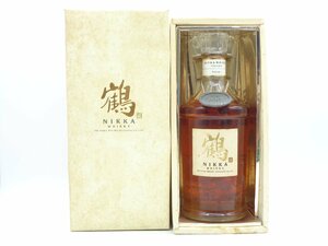 NIKKA WHISKY ニッカ ウイスキー 鶴 スリムボトル 700ml 箱入 国産 未開封 古酒 X268659