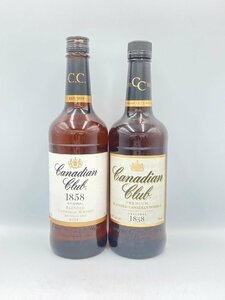 ST【同梱不可】 CANADIAN CLUB カナディアンクラブ 2本セット 700ml 40% 未開栓 古酒 Z046666