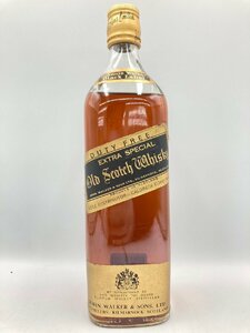 ST【同梱不可】Johnnie Walker ジョニーウォーカー 黒ラベル 金キャップ ※目減り注意 750ml 43% 未開栓 古酒 Z047921