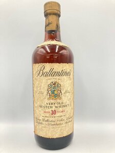 ST【同梱不可】Ballantines バランタイン 30年 ※ラベル難あり 750ml 未開栓 古酒 Z048200