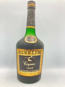 ST【同梱不可】HENNESSY ヘネシー VSOP ブランデー特級 旧ラベル グリーンボトル 700ml 未開栓 古酒 Z048265