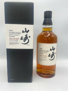 ST【同梱不可】 サントリー 山崎 ミズナラ 2014 700ml 43% 箱付き 未開栓 古酒 Z047487