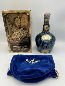 ST【同梱不可】 ロイヤルサルート 21年 青 目減り 箱付き 700ml 1109g 未開栓 古酒 Z048549