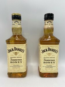 ST【同梱不可】ジャックダニエル テネシー ハニー 2本セット 350ml 35% 未開栓 古酒 Z046999