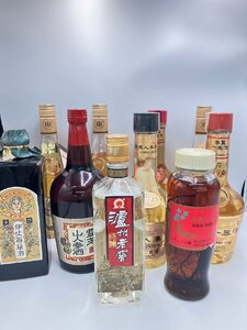 ST【同梱不可】1円スタート 雑酒 リキュール 10本セット 高麗人参 中国酒 未開栓 古酒 Z049340