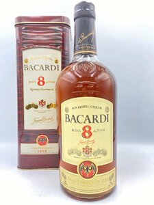 ST【同梱不可】BACARDI 8 バカルディ 箱有 1000ml 40% 未開栓 古酒 Z050545