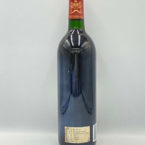 ST【同梱不可】 Chateau Mouton Rothschild 1986 シャトー ムートン ロートシルト 赤ワイン 750ml 12.5% 未開栓 古酒 Z049891の画像3