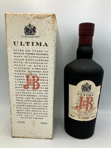 ST【同梱不可】 J&B ウルティマ 700ml 43% 1370g 箱付き 未開栓 古酒 Z051363