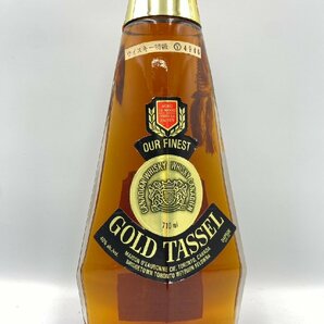ST【同梱不可】マックギネス ゴールドタッセル ウイスキー特級 箱有 710ml 40% 1261g 未開栓 古酒 Z046871の画像2