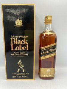 ST【同梱不可】 ジョニーウォーカー ブラックラベル 金キャップ 760ml 43% 箱付き 未開栓 古酒 Z051455