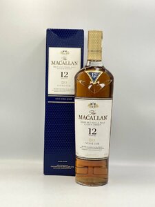ST【同梱不可】 マッカラン 12年 ダブルカスク ウイスキー 箱有 700ml 40% 未開栓 古酒 Z051152