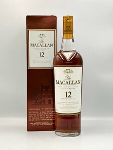ST【同梱不可】 マッカラン 12年 ハイランド シングルモルト スコッチ ウイスキー 箱有 700ml 40% 未開栓 古酒 Z051147