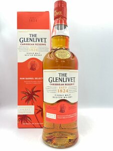 ST【同梱不可】GLENLIVET グレンリベット カリビアンリザーブ 箱有 700ml 40% 未開栓 古酒 Z051708