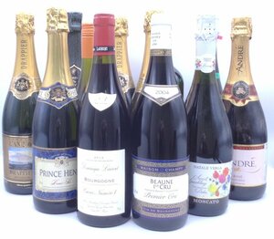 【同梱不可】1円スタート ワイン 等 12本セット BOURGOGNE ドミニク・ローラン ブルゴーニュ 2013 等 古酒 H15541