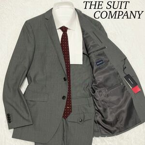 【新品タグ付き】ザスーツカンパニー　THE SUIT COMPANY セットアップ　スーツ　ジャケット　グレー　L相当