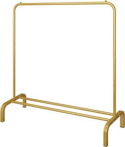  free shipping UDEAR metal Western-style clothes rack Gold shelf attaching clothes ga- men truck hanger rack hanger 110×40×150cm new goods unused 