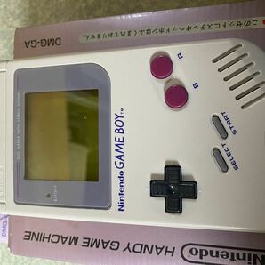 【美品】Nintendo GAMEBOY ゲームボーイ 本体 DMG-GA 箱 説明書あり★ステレオヘッドホンなしタイ初代 任天堂 の画像3