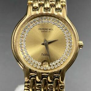 1円〜 動作品 RAYMOND WEIL／レイモンドウィル Fidelio 4702-1 GP クォーツ レディース腕時計の画像2