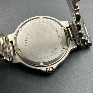 1円〜 動作品 SEIKO SOLAR TITANIUM／セイコー ソーラー チタン 5K2J-0A50 メンズ腕時計 の画像6