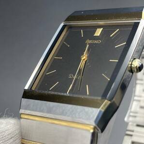 1円〜 動作品 SEIKO DOLCE TUNGSTEN／セイコードルチェ タングステン 9531-5060 クォーツ メンズ腕時計の画像3