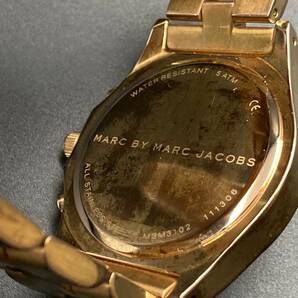 1円〜 動作品 MARC BY MARC JACOBS／マークバイマークジェイコブス クロノグラフ MBM3102 クォーツ メンズ腕時計の画像4