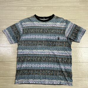 小泉今日子着用 激レア スペシャル 80’s 初期OLD STUSSY ステューシー 黒タグ USA製 TOMTOM 総柄Tシャツ L キョンキョン ビンテージ 90’sの画像5