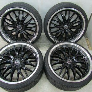 BADX ロクサーニ MULTI FORCHETTAⅡ 20インチｘ8.5J ET:+35/9.5J ET:+45 PCD:114.3 5H WINRUN R330 225/35R20/245/30R20 18年製 クラウン等の画像1