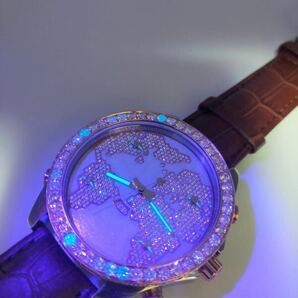 腕時計 ジェイコブ JACOB&CO ファイブタイムゾーン フルダイヤ 18金 18K ベゼル 文字盤 ダイヤモンド ローズゴールド ピンクゴールド 時計の画像10