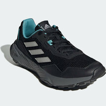 アディダス 24.5cm トレースファインダー ブラック グレー adidas TRACEFINDER W レディース トレイルランニング アウトドア 黒 灰色_画像3