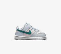 ナイキ 9cm US 3C ダンク ロー TD ライトグレー ピンク NIKE DUNK LOW (TDE) ベビー シューズ 幼児靴_画像4