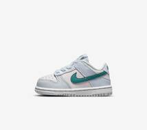 ナイキ 9cm US 3C ダンク ロー TD ライトグレー ピンク NIKE DUNK LOW (TDE) ベビー シューズ 幼児靴_画像5