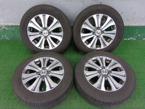 ホンダ純正ホイール!! 15x5.5J +50 夏タイヤ付き 185/65 4本セット 中古 売切!!