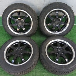 G-SPEED 15×5.5J 4H PCD100 ヨコハマ アイスガードIG60 185/60R15 2019年製 売切!!の画像1