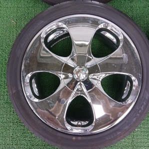 Big Endホイール!! 17x7J +48 夏タイヤ付き 215/45 4本セット 中古 売切!!の画像2