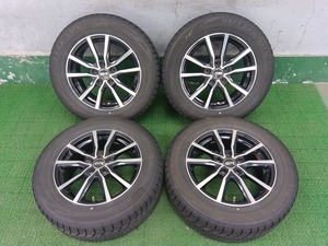 STARANGER 16x6.5J 5H PCD14.3 +48 ハブ径73 ブリジストン ブリザックVRX 215/60R16 2020年製 売切!!