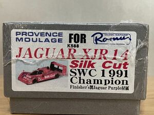 プロバンスムラージュ製 1/43 ジャガー XJR 14 シルクカット SWC1991年チャンピオン フィッシャーズ製ジャガーパープル付属 ガレージロム