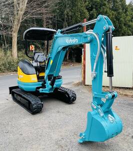 ★KUBOTAクボタU20-3★Mini油圧ショベル ★バックホウ ★配管　倍速　rubber tracks★Excavator2tクラス★1824hours★茨城Prefecture★下取り可能★