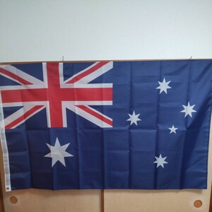国旗 90x150cm ハトメ式 応援グッズ 運動 (オーストラリア)